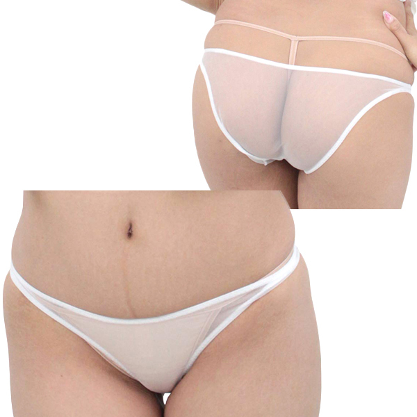 スケスケシースルーフルバック ホワイト