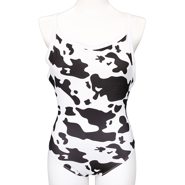 牛柄スクール水着 おとこの娘用