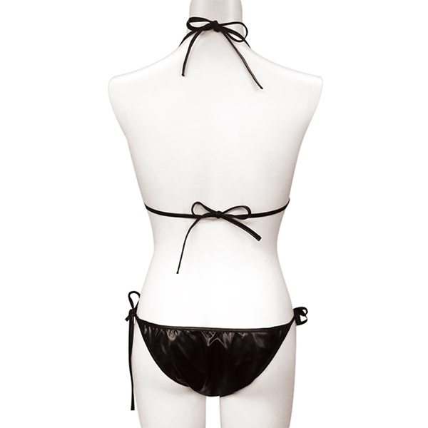 ブラック光沢ビキニ