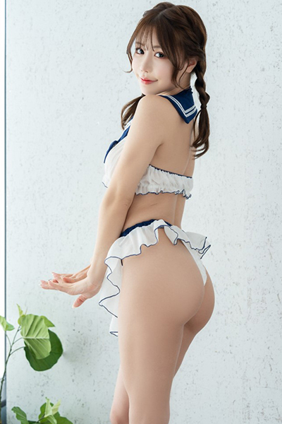 <エロかわぎりセーフ>スケスケミニセーラー